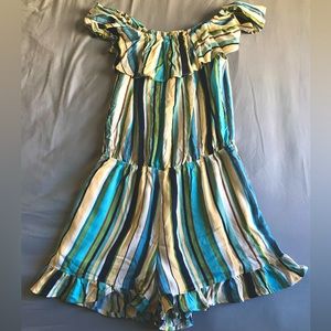 Colored Striped Romper